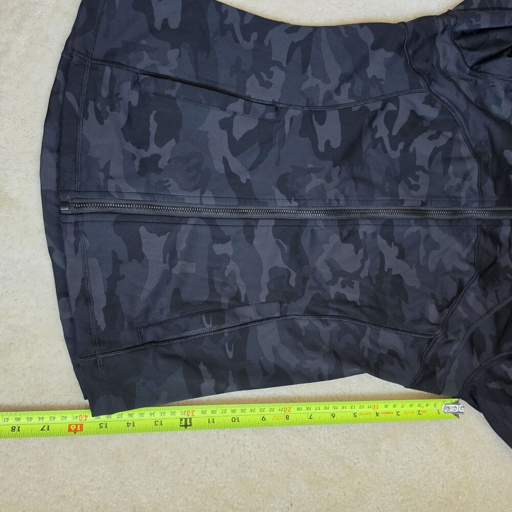 Lululemon Hooded Define Jacket Heritage 365 Camo Deep Coal, Size 10 - Picture 6 of 11